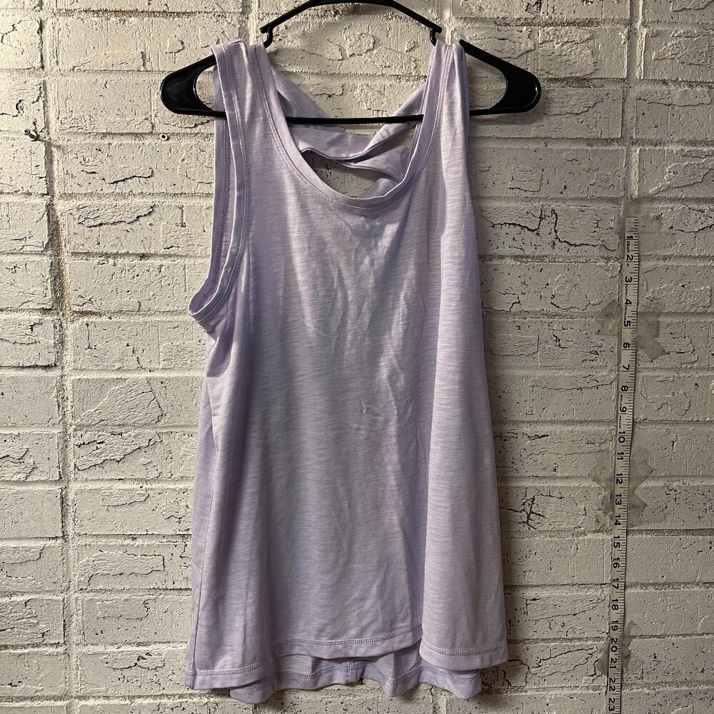 Gaiam Lavender Strappy Back Tank Top Women’s Size Large